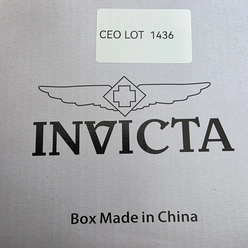 RARE! Invicta CEO Edition Bolt Zeus Magnum 31550 - Factory Charcoal‎ Dial